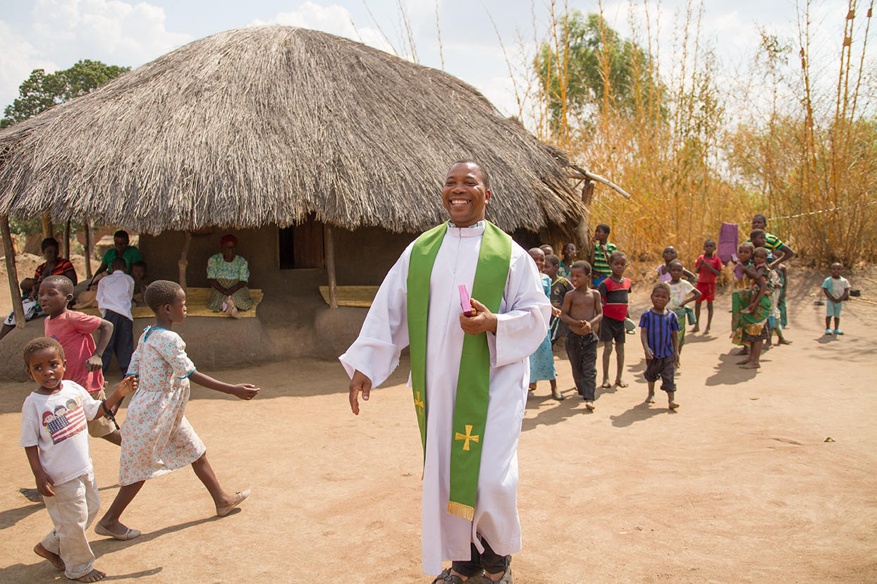 Fr Henry, Malawi, sacraments, village, outreach
