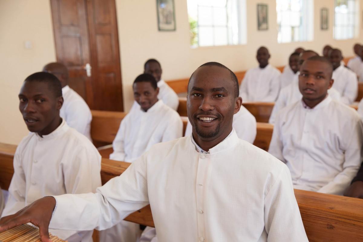 John Baptist, seminarian, Christ the King Seminary, Nyeri, Kenya