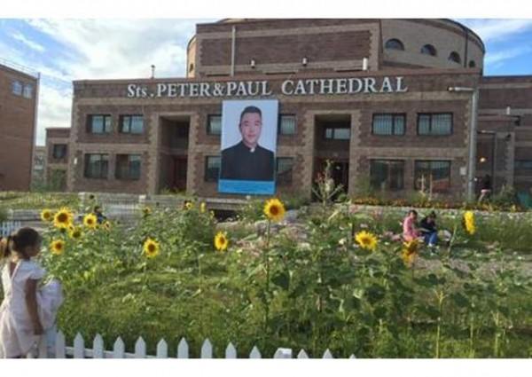 St Peter & Paul Cathedral, Ulaanbaatar, Mongolia, Fr Joseph Enkh, first native priest ordination