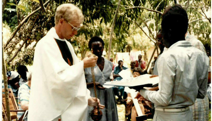 Father Anthony Chantry, Mass, Africa