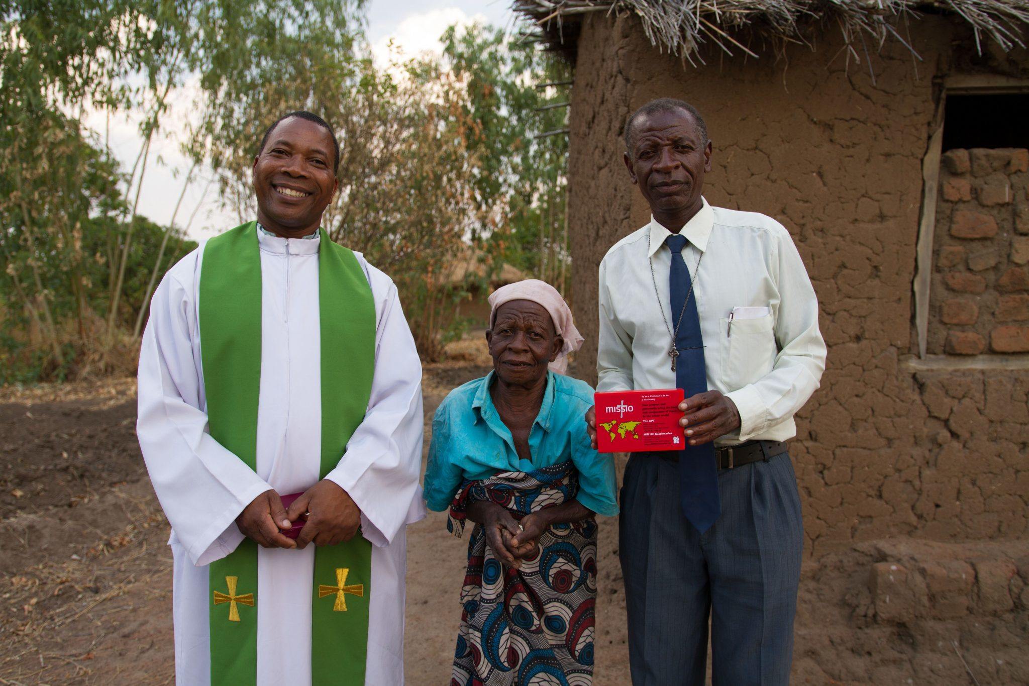 Father Henry, Anne, Moses, Red Box, Malawi