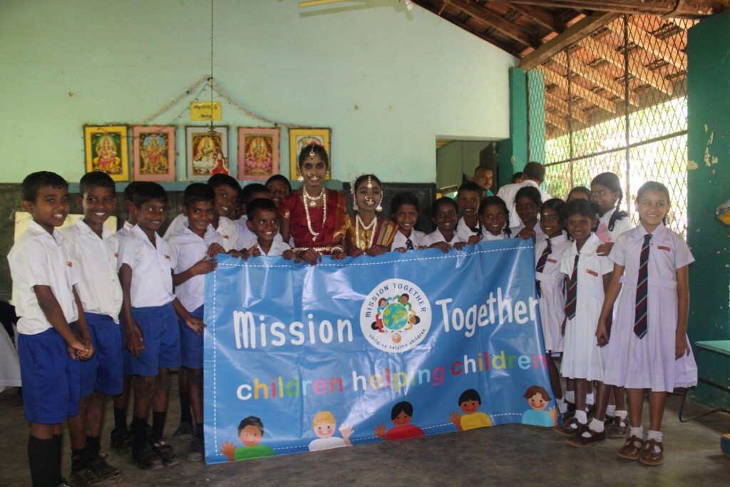 Mission Together in Sri Lanka, children helping children, plantation school