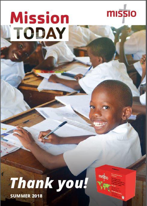 Mission Today Summer 2018 cover, Uganda, school boys