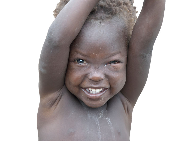 Child, South Sudan, World Mission Sunday poster 2017