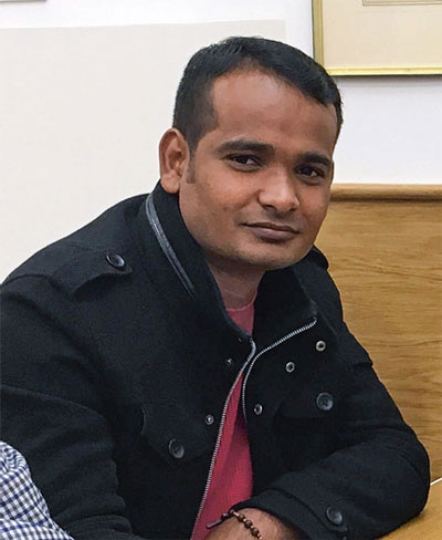 Amoon Nathaniel, seminarian from Pakistan