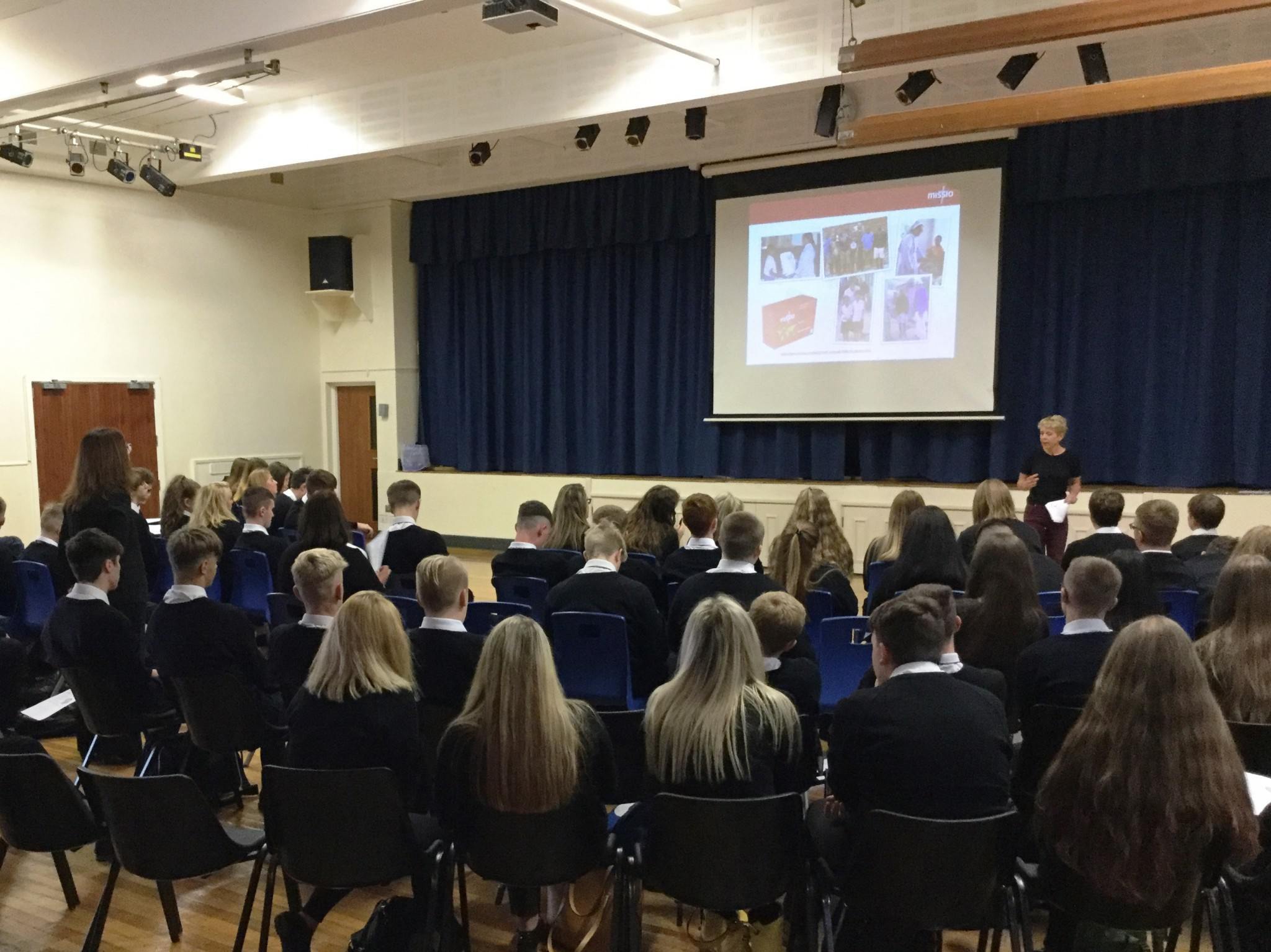 Missio visit to Holy Family High School, Carlton