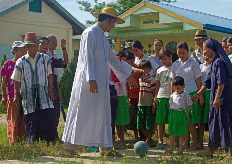 Fr John Paul combines faith and football