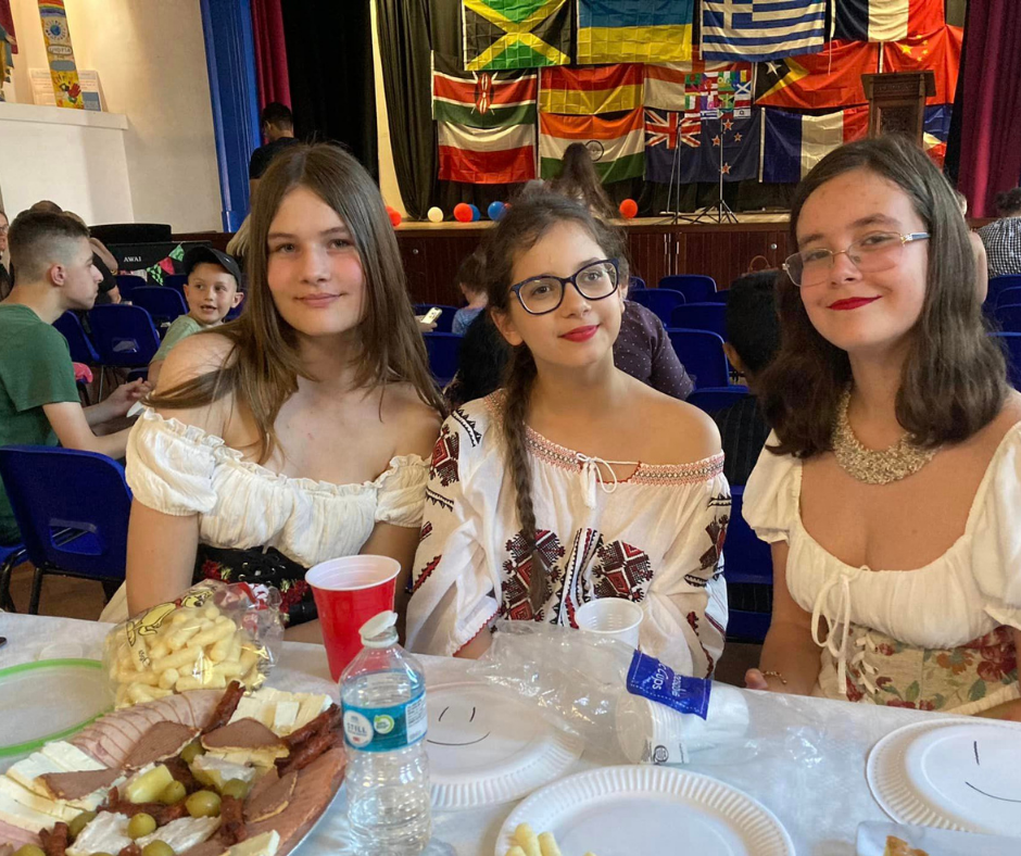 International Evening was a chance to sample food from around the world!