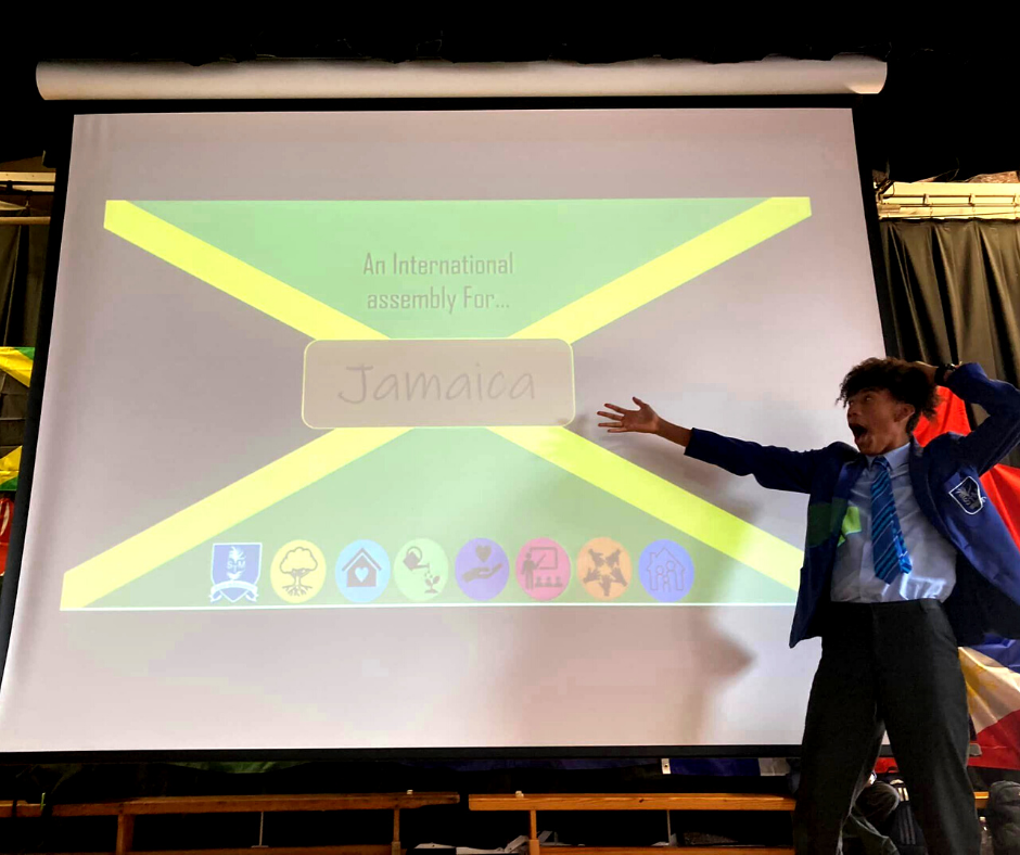 Pupils presented two weeks of assemblies about their personal and family heritage