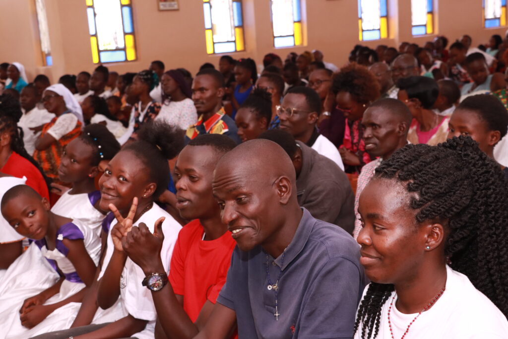 Parishioners at Mass in Kisumu, Kenya 2023