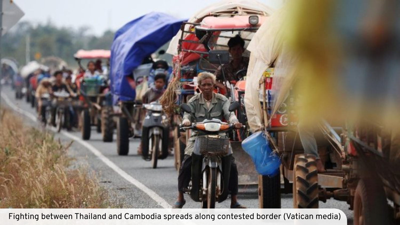 Pope Leo calls for end to Thai-Cambodian conflict