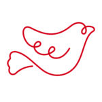 Missio dove icon: representing peace
