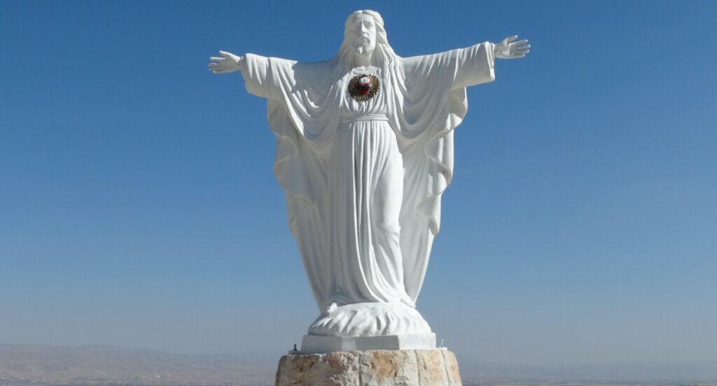 Statue of Jesus in Lebanon
