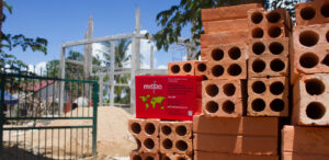 Red Box at a construction site in Cambodia, 2013